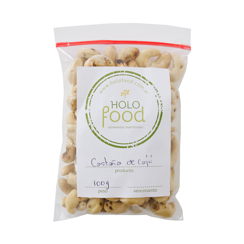 Castañas de Cajú Agroecológicas - Tostadas y Saladas (100 gr)