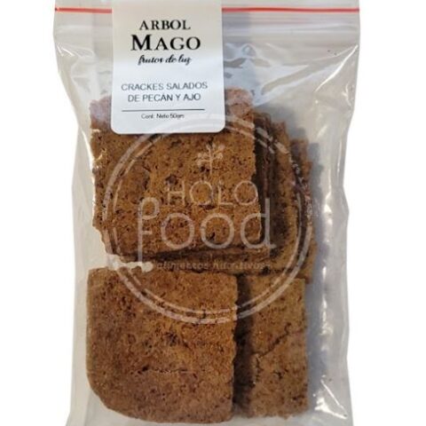 Crackers Salados de Nuez Pecán y Ajo (50 gr)