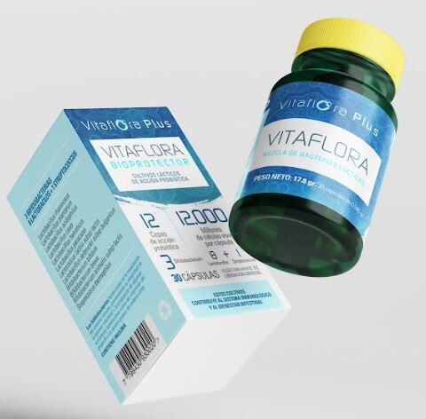 PROBIOTICO - Bioprotector - Vitaflora (30 cápsulas orales y/o para hacer yogurt)