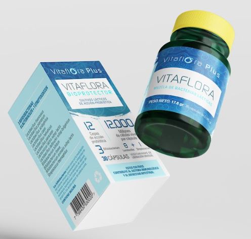PROBIOTICO - Bioprotector - Vitaflora (30 cápsulas orales y/o para hacer yogurt)