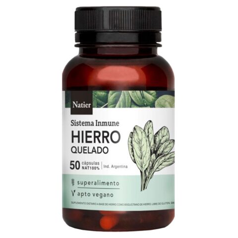 Hierro quelado (50 cápsulas)